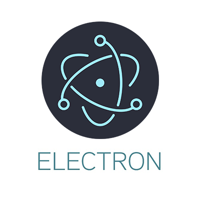 Electron transparent logo square PNG