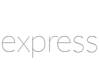 ExpressJS transparent logo PNG